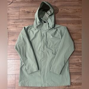 Wrangler ATG Hooded Jacket Men’s Medium Green Water Resistant Outdoor